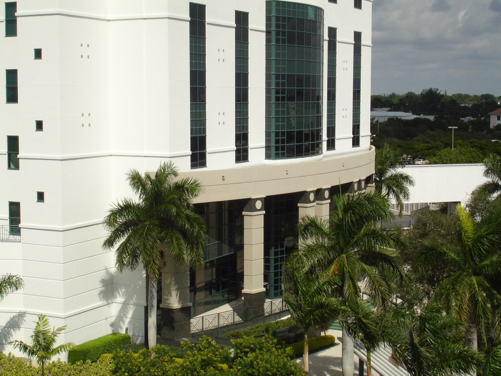 Collier County Courthouse in Naples, Florida where criminal law cases are heard.